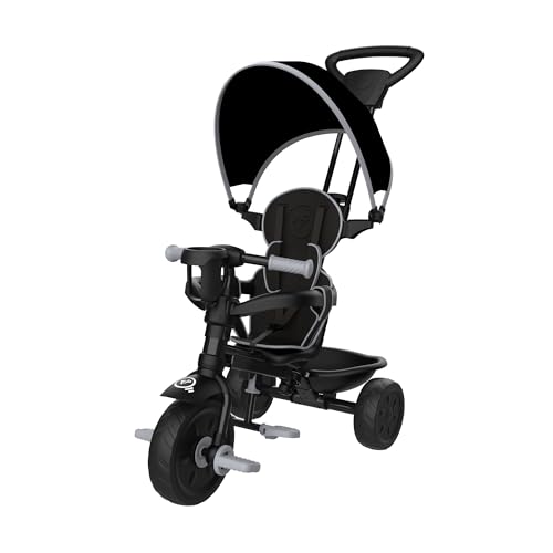 TP Toys 4 in 1+ Deluxe Trike, Grey Storm, Adjustable and Evolving Ride for Ages 10-36 Months, Parental Control, Safety Features, UV Sun Canopy, Padded Seat, 50kg Max Weight TP Toys 4 in 1+ Deluxe Trike, Grey Storm, Adjustable and Evolving Ride for Ages 10-36 Months, Parental Control, Safety Features, UV Sun Canopy, Padded Seat, 50kg Max Weight von TP Toys