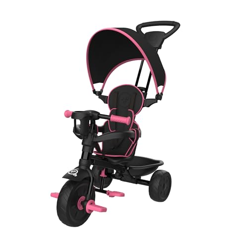TP Toys 4 in 1+ Deluxe Trike, Pink Dusk, Adjustable and Evolving Ride for Ages 10-36 Months, Parental Control, Safety Features, UV Sun Canopy, Padded Seat, 50kg Max Weight TP Toys 4 in 1+ Deluxe Trike, Pink Dusk, Adjustable and Evolving Ride for Ages 10-36 Months, Parental Control, Safety Features, UV Sun Canopy, Padded Seat, 50kg Max Weight von TP Toys