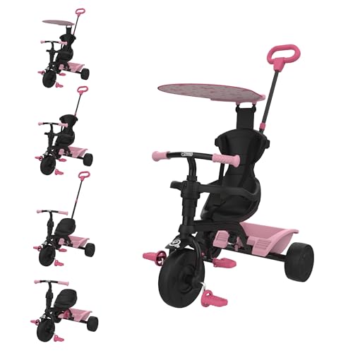 TP Toys 4 in 1 Trike, Unicorn Dream, Adjustable and Evolving Ride for Ages 10-36 Months, Parental Lock, Safety Features, UV Sunshade, Shock-Resistant Wheels, 50kg Max Weight TP Toys 4 in 1 Trike, Unicorn Dream, Adjustable and Evolving Ride for Ages 10-36 Months, Parental Lock, Safety Features, UV Sunshade, Shock-Resistant Wheels, 50kg Max Weight von TP Toys