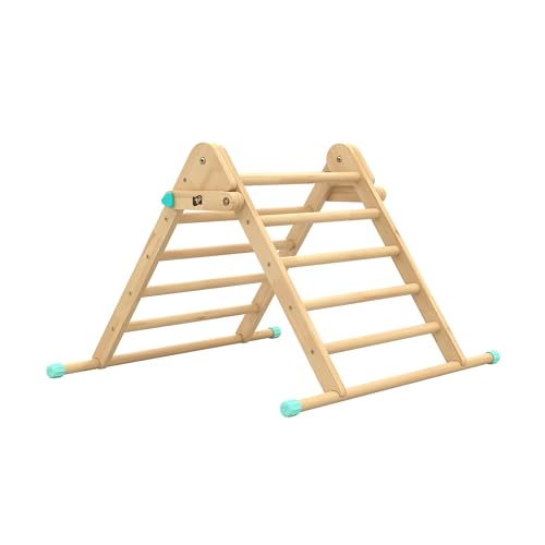TP Toys TP 682U Active-Tots | Holzklettergerüst für den Innenbereich | Pikler Style Dreieck | Baby und Kleinkind 12 Monate+, Holz, Small von TP