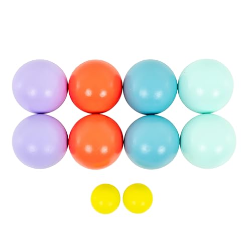 TP Toys Wooden Boules Game FSC Outdoor Garden Game for Kids Ages 3+ Fun 2-4+ Player Classic Lawn Boules Set for Indoor or Outdoor Play, Wood von TP Toys