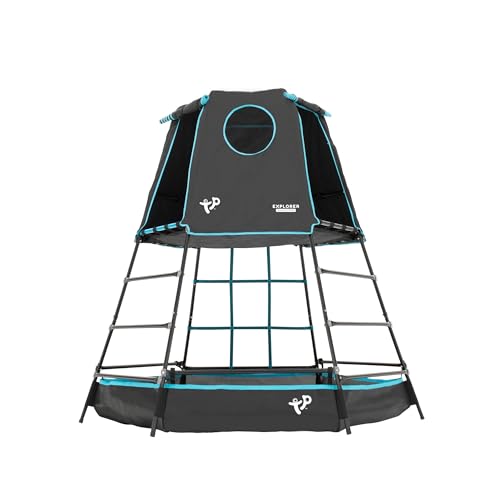 TP Toys Explorer Metal Climbing Frame Black Edition - Outdoor & Garden Den, Adventure Playmat & Cargo Net Entrance Gardens, Outdoor Toys for Kids, Suitable for Kids Aged 3-12 Years TP Toys Explorer Metal Climbing Frame Black Edition - Outdoor & Garden Den, Adventure Playmat & Cargo Net Entrance Gardens, Outdoor Toys for Kids, Suitable for Kids Aged 3-12 Years von TP