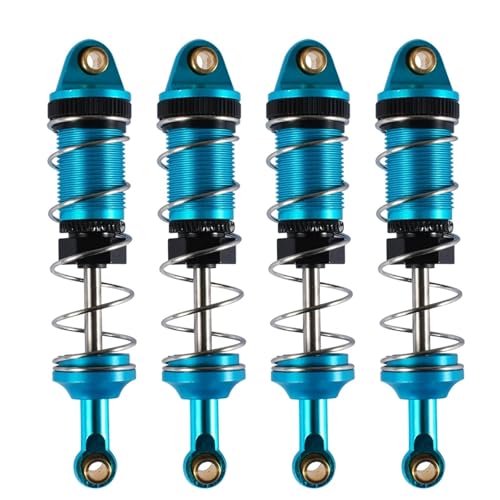 9IMOD 4PCS Stoßdämpfer 74mm Metall Hydraulische for 1/12 MN128 MN86 G500 RC Auto Upgrade Teile(Bule) von TPEIHUNG