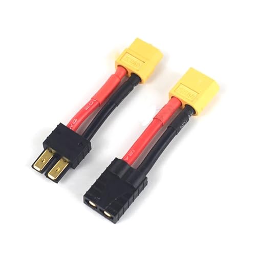 TPEIHUNG 1 STÜCKE T-stecker Deans Weiblich/Männlich zu TRX Männlich Weiblich Adapter Stecker for RC Auto Batterie Zubehör(Green) von TPEIHUNG