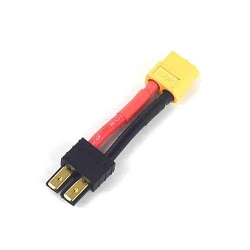 TPEIHUNG 1 STÜCKE T-stecker Deans Weiblich/Männlich zu TRX Männlich Weiblich Adapter Stecker for RC Auto Batterie Zubehör(Purple) von TPEIHUNG