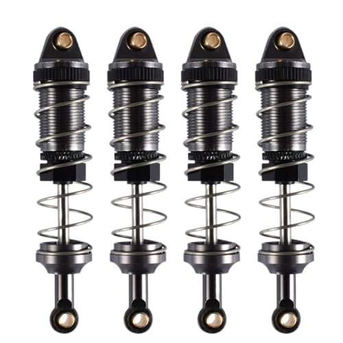 TPEIHUNG 9IMOD 4PCS Stoßdämpfer 74mm Metall Hydraulische for 1/12 MN128 MN86 G500 RC Auto Upgrade Teile(Tatinium) von TPEIHUNG