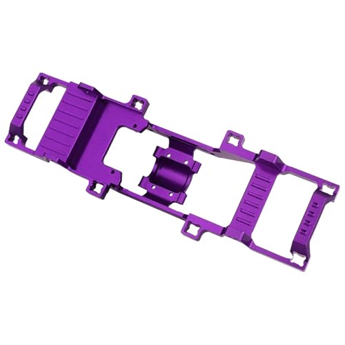 TPEIHUNG Metalllegierung, verbesserte Modifikation, Einkörper-Chassisschienen, leerer Rahmen for FMS 1/24 Xiaoqi FCX24, RC-Autoteile, Zubehör(Purple) von TPEIHUNG