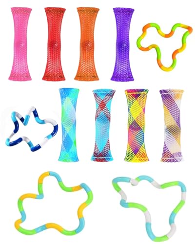 TPZORJX 16 Pcs 2 Modelle Fidget Toys Squeeze Toys Erwachsene Anti Stress Spielzeug Stressabbau Adhs Erwachsene Autismus Spielzeug Sensorik Fidget Toys Kinder Adhs von TPZORJX