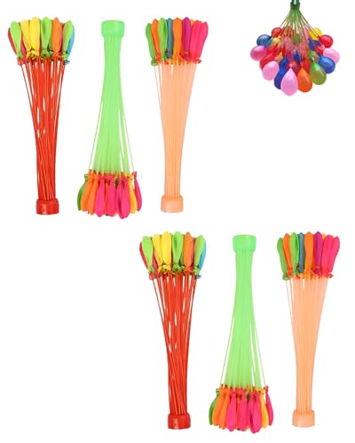 TPZORJX 222 Stück Bunte Selbstschließend Wasserbomben,Wasserballons Set,Schnell Befüllbarer Wasserbombens mit 2 Wasser Einspritzdüse für Jungen Mädchen Wasserspiele Sommer Pool Party Strände TPZORJX 222 Stück Bunte Selbstschließend Wasserbomben,Wasserballons Set,Schnell Befüllbarer Wasserbombens mit 2 Wasser Einspritzdüse für Jungen Mädchen Wasserspiele Sommer Pool Party Strände von TPZORJX