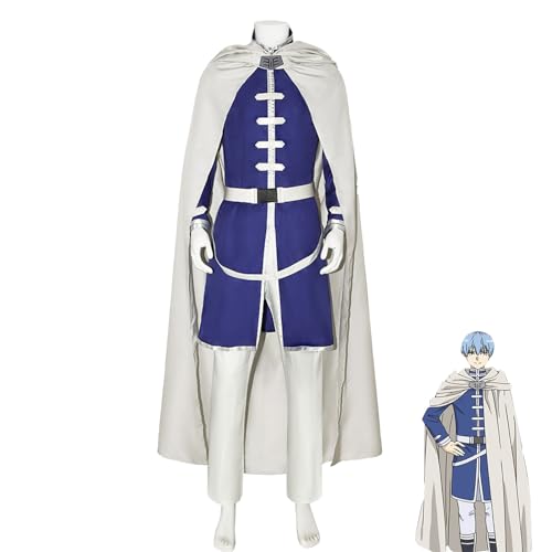 TPone 2023 Anime Sousou no Frieren Himmel Kostüm mit Perücke, Herren Frieren bei der Beerdigung Kostüme Cosplay Party (keine Perücke, M) von TPone