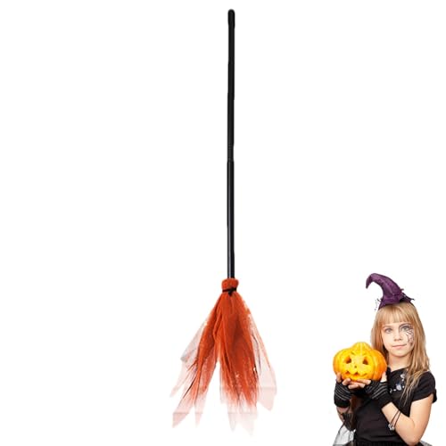 TQEBWUS 2Stk Halloween Hexen Besen Kostüm, 89cm Wunder Besen Hexenbesen Dekors, Hexe Magischer Besen Hexenbesenstick Halloween Besenstiel, Masquerade Show Dress Up Wonder Besen Hexenbesen Für Hallowee TQEBWUS 2Stk Halloween Hexen Besen Kostüm, 89cm Wunder Besen Hexenbesen Dekors, Hexe Magischer Besen Hexenbesenstick Halloween Besenstiel, Masquerade Show Dress Up Wonder Besen Hexenbesen Für Hallowee von TQEBWUS