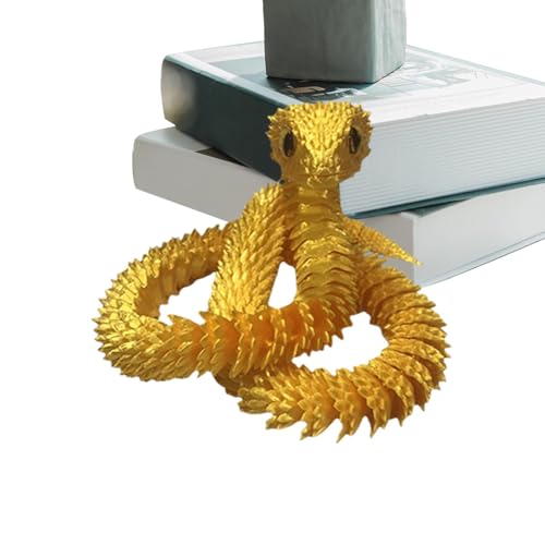 TQEBWUS -gedruckte Schlange, gedruckte Schlangenspielzeuge, gedrucktes bewegliches Flexibles Schlangenspielzeug, Kreatives bewegliches Schlangenspielzeug, Tiermodell für Schlafzimmer, TQEBWUS -gedruckte Schlange, gedruckte Schlangenspielzeuge, gedrucktes bewegliches Flexibles Schlangenspielzeug, Kreatives bewegliches Schlangenspielzeug, Tiermodell für Schlafzimmer, von TQEBWUS