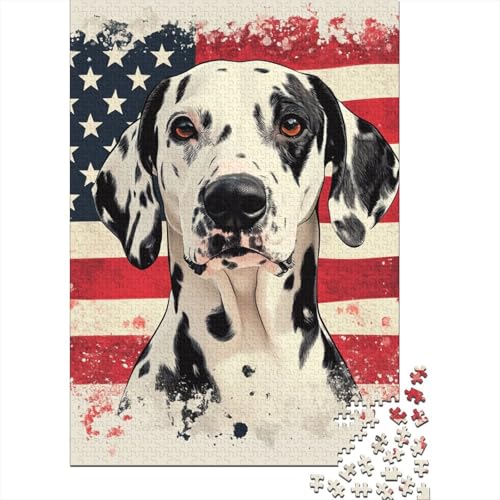 Dalmation Puzzle 1000-teilige Schwer Puzzle Spielzeug Lernspiel Impossible Herausforderung Spielzeug Für Erwachsene Und Kinder Ab 14 Jahren 1000pcs (75x50cm) von TQMDEHVUP