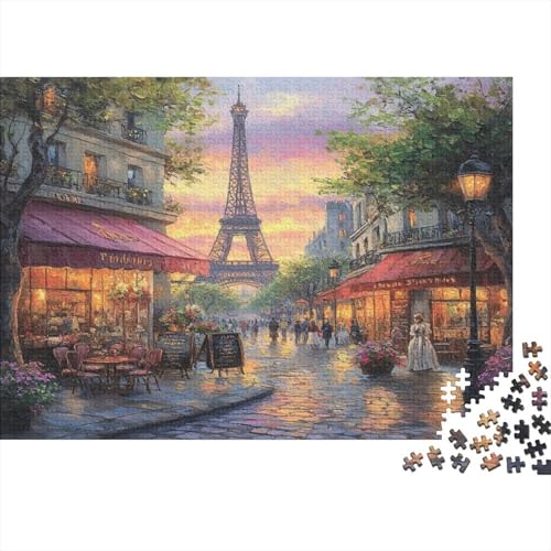 Eiffelturm Puzzle 1000 Teile Puzzle Für Erwachsene Und Kinder Ab 14 Jahren Puzzel 1000pcs (75x50cm) von TQMDEHVUP