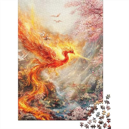 Phoenix Puzzles 1000 Teile Schwer Puzzle Spielzeug Pädagogisches Spiel Impossible Herausforderungsspielzeug Für Erwachsene Kinder 1000pcs (75x50cm) von TQMDEHVUP