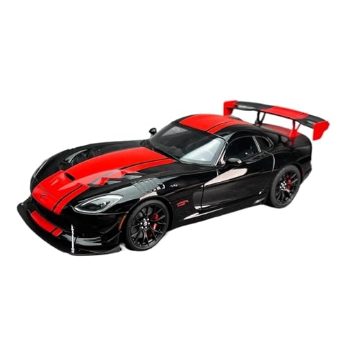 1/18 Für Dodge Viper ACR 2017 Gummi Auto Modell Tatic Sammlung Exponate(Black) von TQMEAD