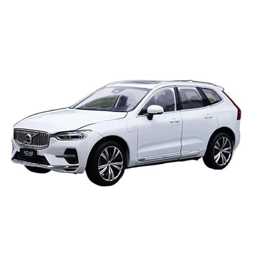 1/18 Für Volvo XC60 SUV Druckguss Legierung Auto Modell Spielzeug Hobby Ornamente Display Weihnachten Geschenk(White) von TQMEAD