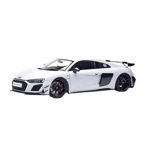 1/18 für Audi R8 GT RWD Druckguss Legierung Auto Modell Erwachsene Sammlerstücke Statische Ornamente(White) von TQMEAD