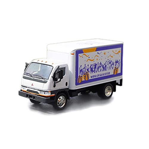 1/53 Für Mitsubishi Fuso Van Truck Werbung Auto Simulation Legierung Auto Modell Geschenk Spielzeug Druckguss Fahrzeuge Modell(A) von TQMEAD