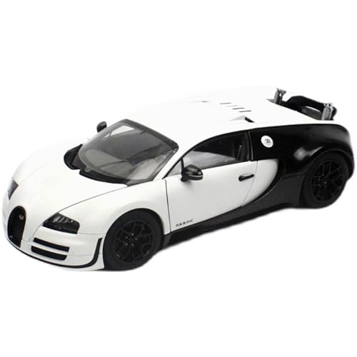 1 18 Für Bugatti Veyron Supercar Panda Edition Legierung Simulation Spielzeugauto Modell Sammlung Ornament Geschenk Druckguss Fahrzeuge Modell von TQMEAD