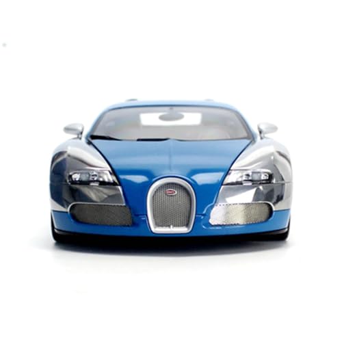 1 18 Für Bugatti Veyron Veyron LEDITION Blau Sportwagen Legierung Simulation Spielzeug Modell Sammlung Ornament Geschenk Druckguss Fahrzeuge Modell von TQMEAD