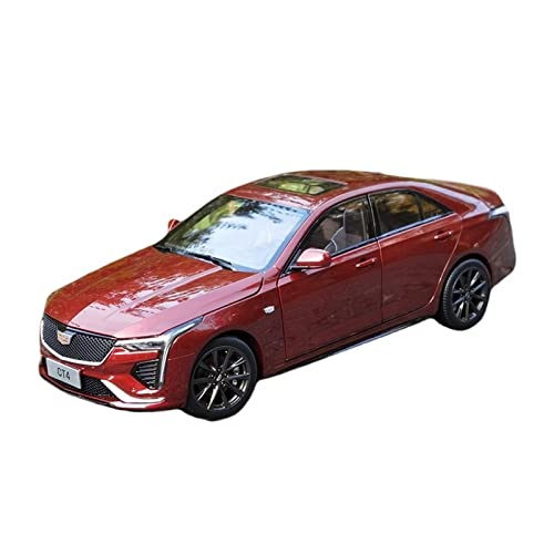 1 18 Für Cadillac 2021 CT4 Red Legierung Druckguss Statische Modellauto Handwerk Sammlung Mode Geschenk Druckguss Fahrzeuge Modell von TQMEAD