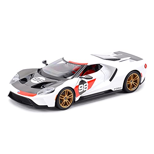 1 18 Für Ford Gt Heritage Edition Alloy Diecast Automodell Als Bürodekoration Für Erwachsene Druckguss Fahrzeuge Modell von TQMEAD