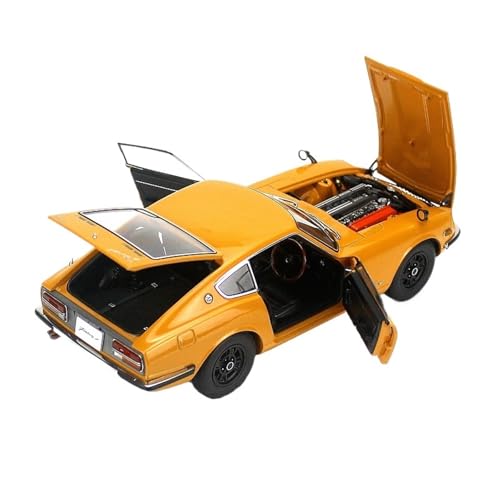 1 18 Für Nissan Z432 Orange Limousine Simulation Legierung Auto Modell Spielzeug Auto Sammlung Ornament Geschenk Druckguss Fahrzeuge Modell(Yellow) von TQMEAD