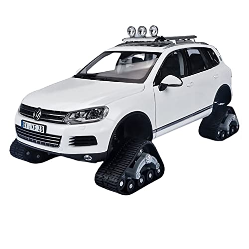 1 18 Für Volkswagen Touareg Modifizierte Schneemobillegierung Druckgussmodellsammlung Spielzeuggeschenk Druckguss Fahrzeuge Modell(A) von TQMEAD