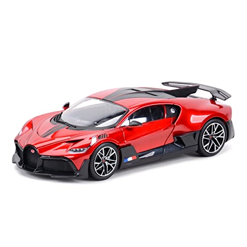 1 18 for Bugatti Divo Sports Car Simulation Spielzeugautomodell Sammlerstücke Können Als Geschenk Verwendet Werden Druckguss Fahrzeuge Modell(Rot) von TQMEAD