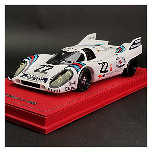 1 18 for Porsche 917 K 1971 Le Mans Racing Simulation Harz Automodell Erwachsene Sammlung Dekoration Geschenk Handwerk Druckguss Fahrzeuge Modell von TQMEAD