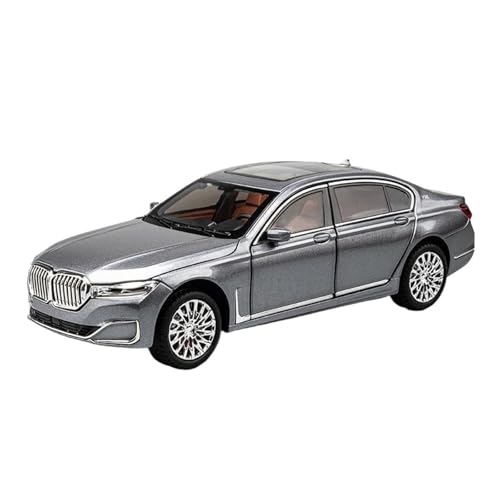 1 24 Für 760Li Legierung Druckguss Fahrzeug Modell Mit Licht Und Sound Simulation Auto Spielzeug Geschenk Sammlung Druckguss Fahrzeuge Modell(Gray) von TQMEAD