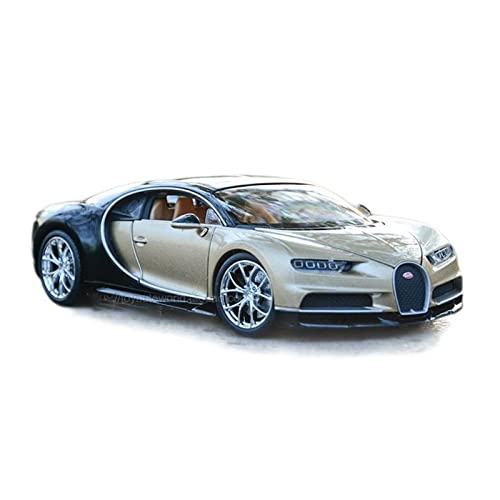 1 24 Für Bugatti Veyron Chiron Supercar Alloy Car Model Diecast Toy Geschenke Druckguss Fahrzeuge Modell(B) von TQMEAD