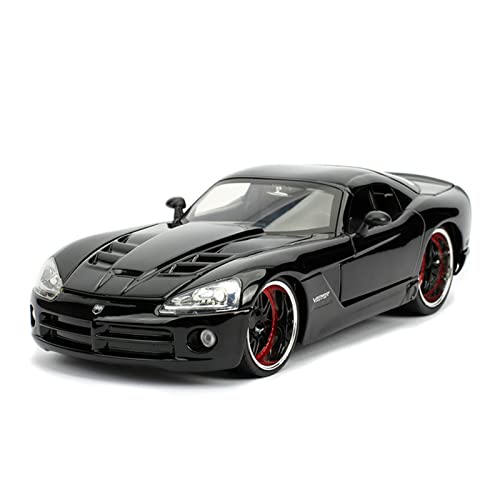 1 24 Für Dodge Viper SRT10 Alloy Diecast Supercar Modell High Simitation Autos Spielzeug Geschenke Druckguss Fahrzeuge Modell(A) von TQMEAD