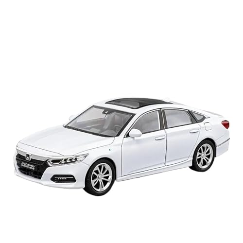 1 24 Für Honda Accord Legierung Auto Druckguss Spielzeug Fahrzeuge Metall Auto Modell Simulation Sammlung Sound Und Licht Druckguss Fahrzeuge Modell(White) von TQMEAD