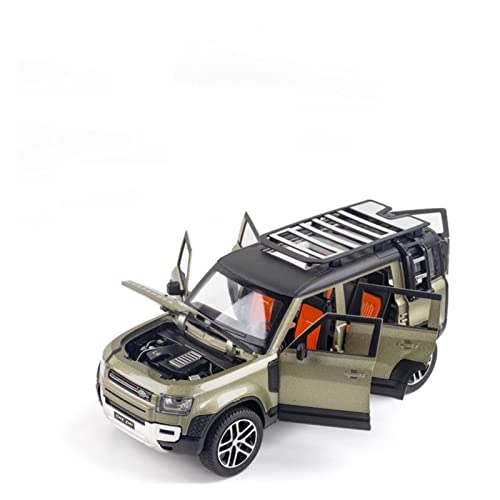 1 24 Für Land Rover Defender Alloy Racing Diecast Fahrzeuge Modell Geländewagen Spielzeug Druckguss Fahrzeuge Modell(A) von TQMEAD