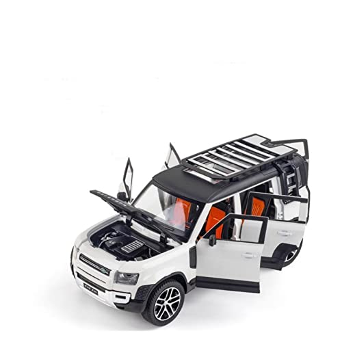 1 24 Für Land Rover Defender Alloy Racing Diecast Fahrzeuge Modell Geländewagen Spielzeug Druckguss Fahrzeuge Modell(C) von TQMEAD