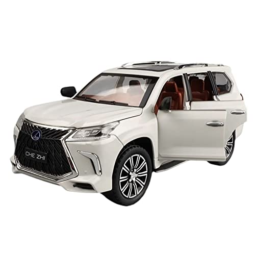 1 24 Für Lexus LX570 Legierung Druckguss Modellauto Sammlung Spielzeugauto Kinder Geschenk Druckguss Fahrzeuge Modell(A) von TQMEAD