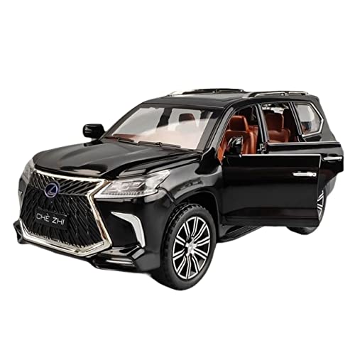 1 24 Für Lexus LX570 Legierung Druckguss Modellauto Sammlung Spielzeugauto Kinder Geschenk Druckguss Fahrzeuge Modell(B) von TQMEAD