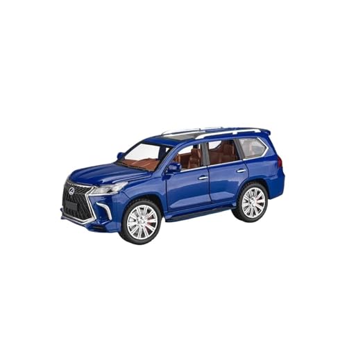 1 24 Für Lexus LX570 Off-Road-SUV Legierung Druckguss Auto Modell Geschenk Ornamente Druckguss Fahrzeuge Modell(White) von TQMEAD