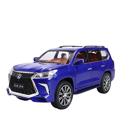 1 24 Für Lexus LX570 Offroad-Legierung Druckgussmodell Zurückziehen Spielzeugauto Sammlung Geschenk Ornamente Druckguss Fahrzeuge Modell(A) von TQMEAD