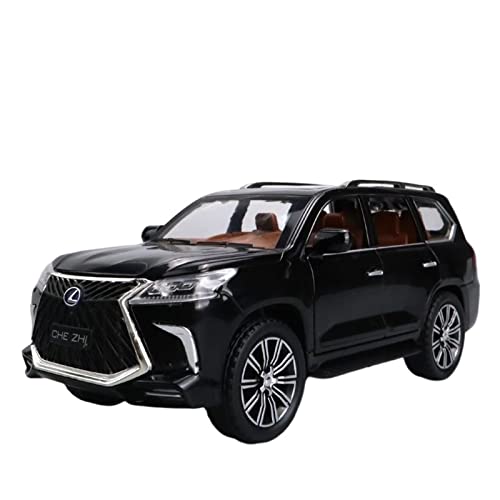 1 24 Für Lexus LX570 Offroad-Legierung Druckgussmodell Zurückziehen Spielzeugauto Sammlung Geschenk Ornamente Druckguss Fahrzeuge Modell(C) von TQMEAD