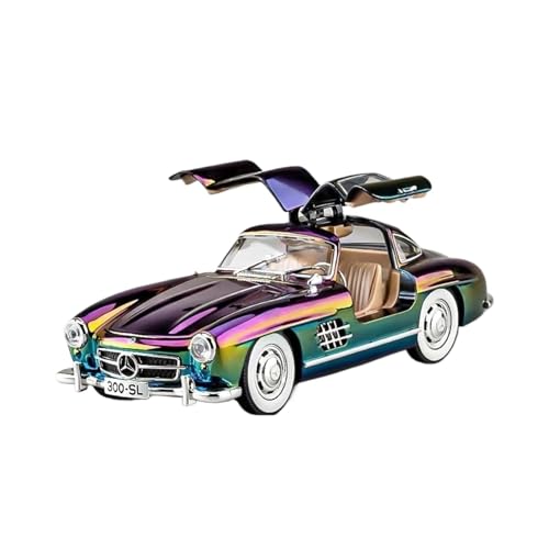 1 24 Für Mercedes Benz 300SL Galvanik Edition Legierung Auto Diecast Modell Sammlung Hobby Modell Ornamente Druckguss Fahrzeuge Modell von TQMEAD