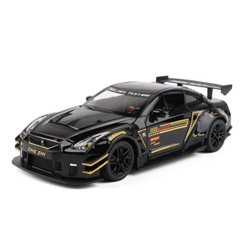 1 24 Für Nissan Skyline Sind GTR R35 Alloy Modell Diecast Fahrzeuge Refit Racing Kinderspielzeug Druckguss Fahrzeuge Modell(A) von TQMEAD