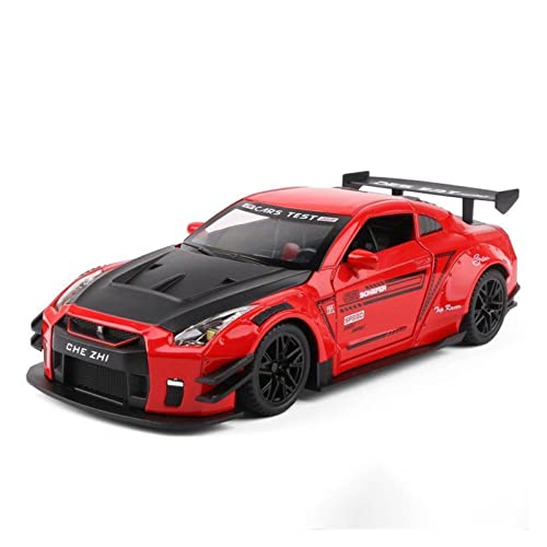 1 24 Für Nissan Skyline Sind GTR R35 Alloy Modell Diecast Fahrzeuge Refit Racing Kinderspielzeug Druckguss Fahrzeuge Modell(B) von TQMEAD