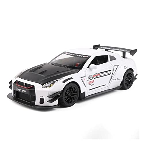 1 24 Für Nissan Skyline Sind GTR R35 Alloy Modell Diecast Fahrzeuge Refit Racing Kinderspielzeug Druckguss Fahrzeuge Modell(C) von TQMEAD