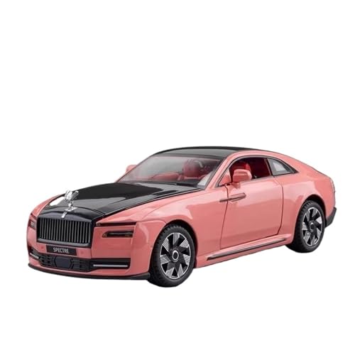 1 24 Für Rolls-Royce Ghost Legierung Druckguss Modellauto Sound Und Licht Sammlung Geschenk Druckguss Fahrzeuge Modell(X pink) von TQMEAD
