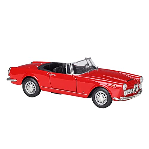 1 24 for Alfa Romeo 2600 Spider Cabrio Oldtimer Legierung Automodell Diecast Toy Boy Geburtstagsgeschenke Druckguss Fahrzeuge Modell von TQMEAD
