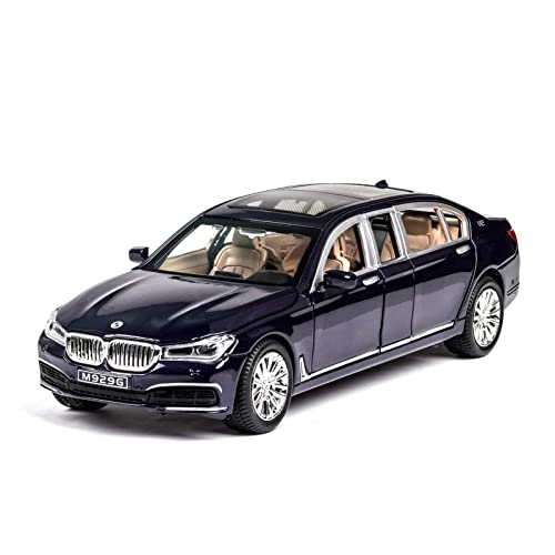 1 24 for BMW 760 Erweiterte Version Simulation Legierung Sound Und Licht Automodell Sammlung Geschenke Spielzeug Handwerk Druckguss Fahrzeuge Modell(Taglia unica) von TQMEAD