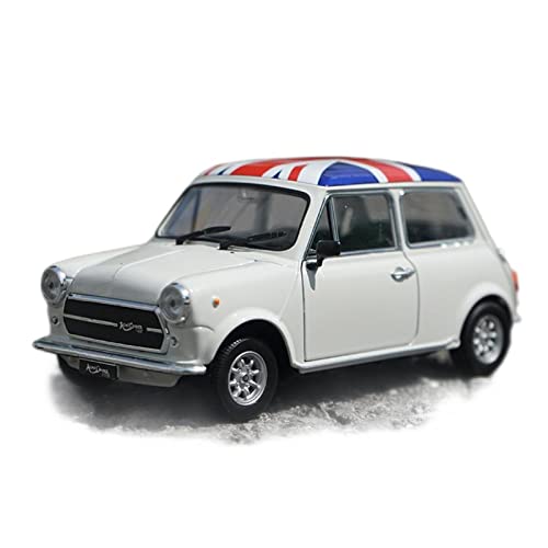 1 24 for BMW MINI Cooper 1300 Alloy Car Model Diecast Collect Car Toy Boy Geburtstagsgeschenke Druckguss Fahrzeuge Modell(White) von TQMEAD